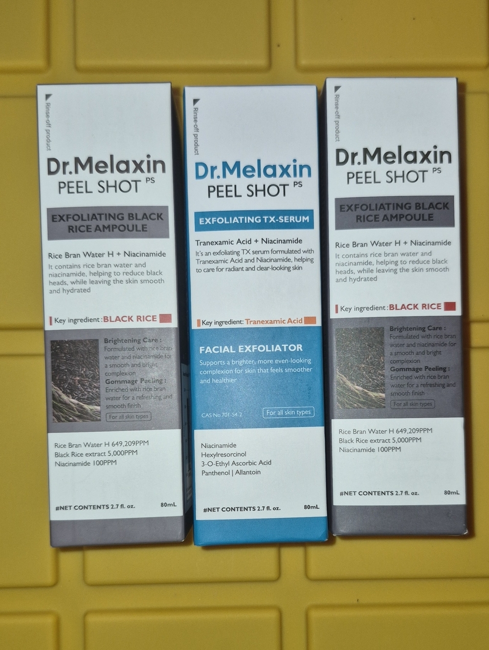 Peel Shot Exfoliating Dr Melaxin 3 Boxes Nwt